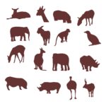 Animal vector Art icon images animal png black & white illustrator symbol template taxture jpg