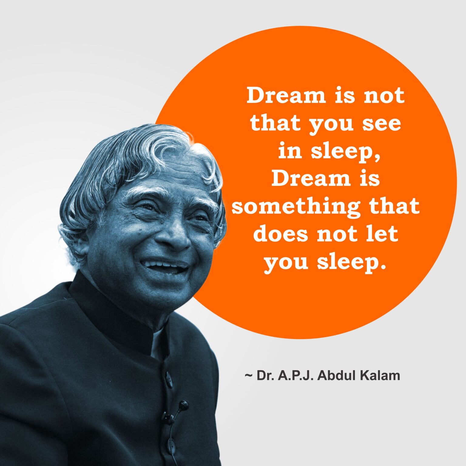 Dr. APJ Abdul Kalam Quotes in english Hindi Wallpaper Background vector ...