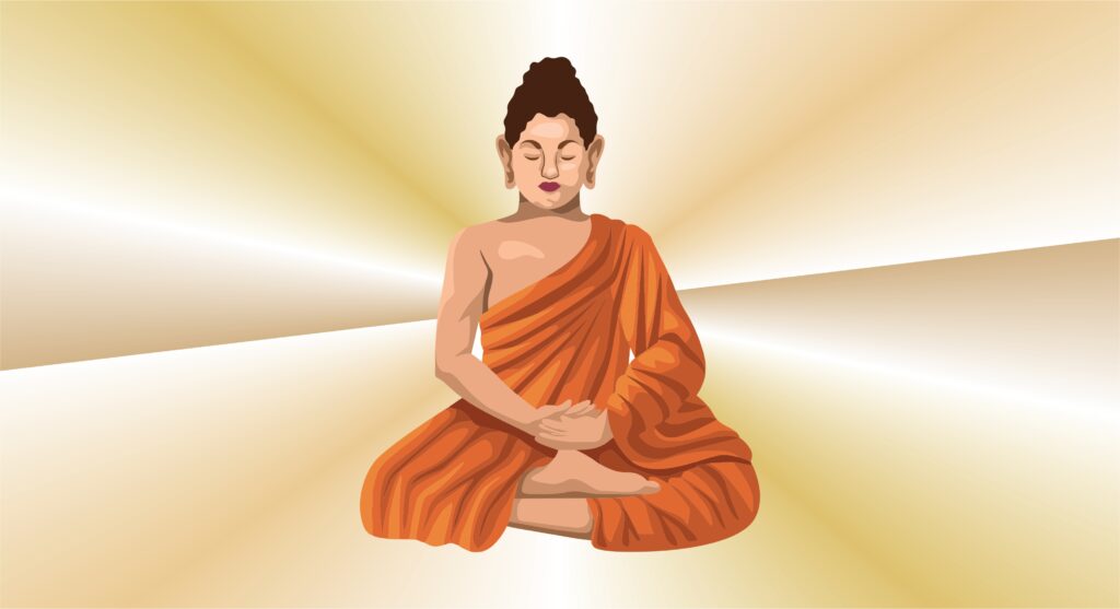 Mahatma Buddha Wallpaper Vector Backgrounds Images Poster Designed by Sushil Selwal