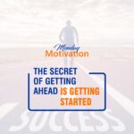 Monday motivational Post Image poster Vector illustrator for educational