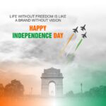 15 August independence Day Poster Design Social Media Post Designed by Vectorvala