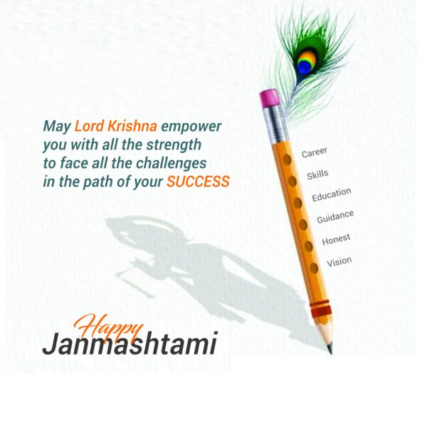 Krishna Janmashtami Educational Poster Social media Post Creative…