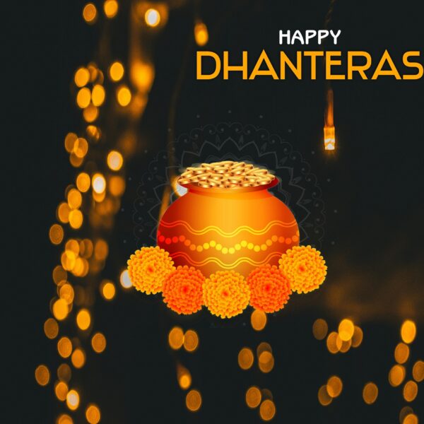 Dhanteras 2024 Poster Wallpaper Background Vector Image Post…